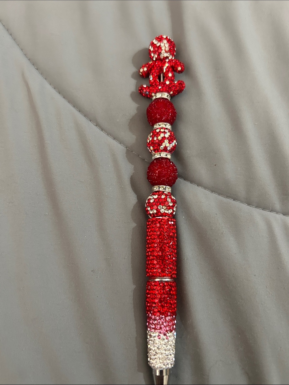 Red Beaded Inspired Pen